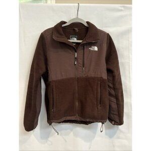 The North Face Womens S Brown Fleece Jacket Warm & Stylish